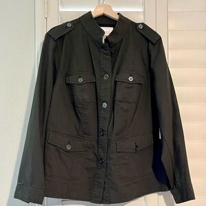 NWT : Two by Vince Camuto : Women's Dark Green Military Style Jacket
